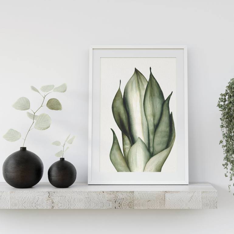 Original Illustration Botanic Painting by Viktoryia Zhuleha