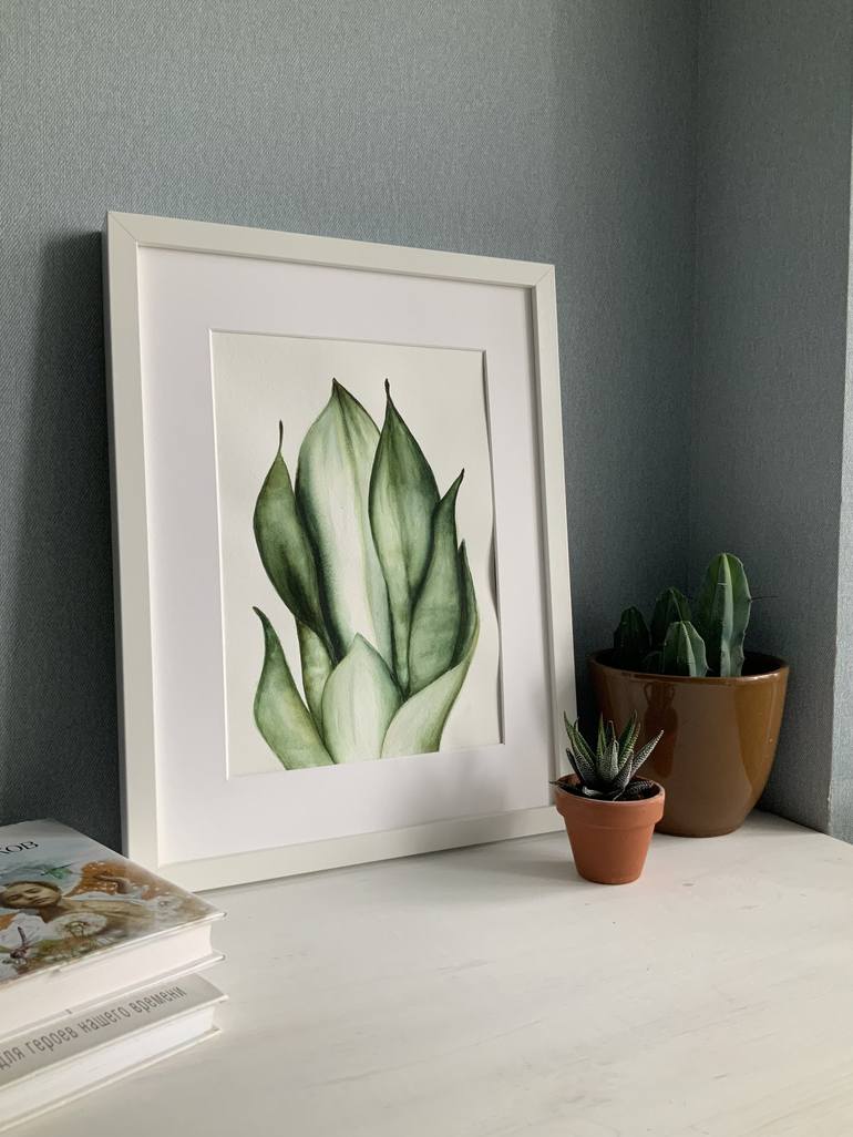 Original Illustration Botanic Painting by Viktoryia Zhuleha