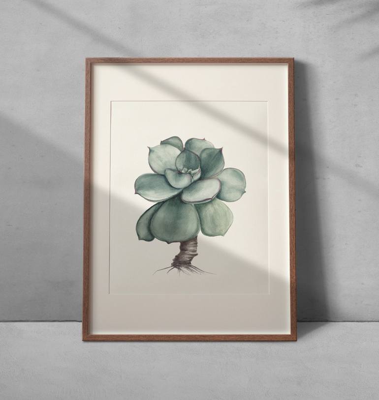 Original Botanic Painting by Viktoryia Zhuleha