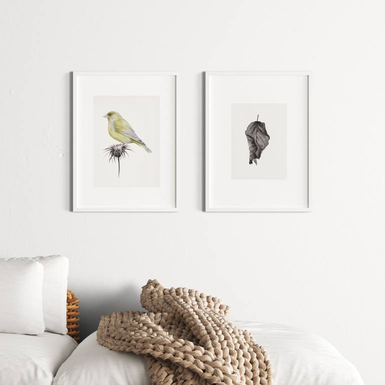 Original Illustration Animal Painting by Viktoryia Zhuleha