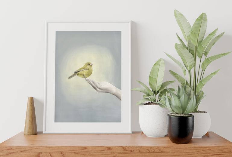 Original Illustration Animal Painting by Viktoryia Zhuleha