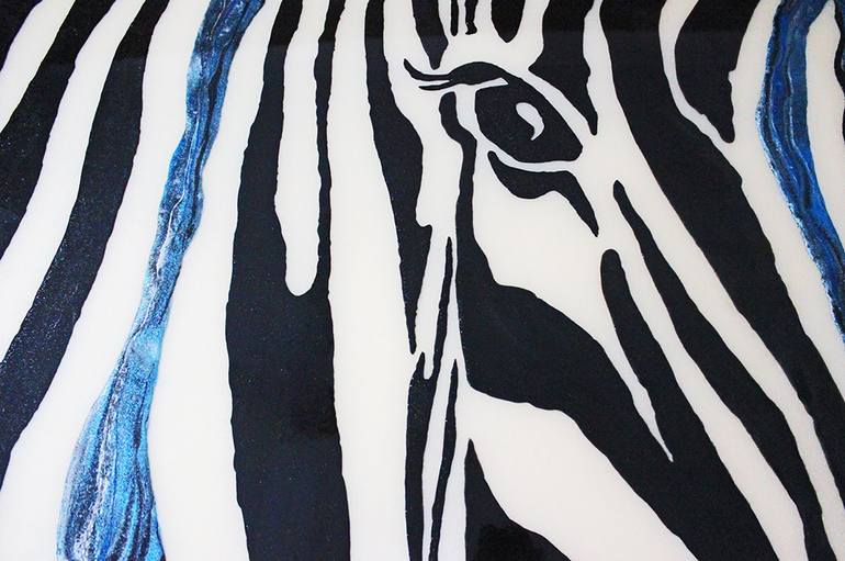 Original Art Deco Animal Painting by Gabster Dignam