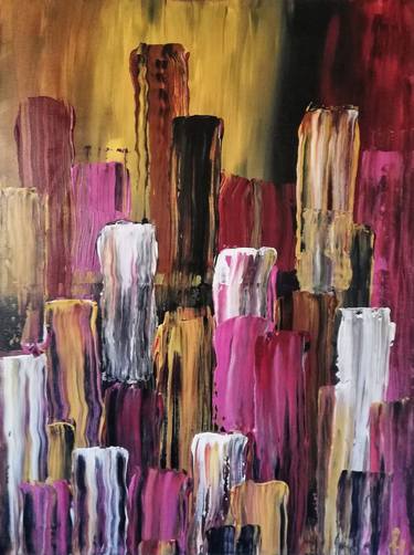 Original Abstract Expressionism Abstract Paintings by Lisa deHoogh