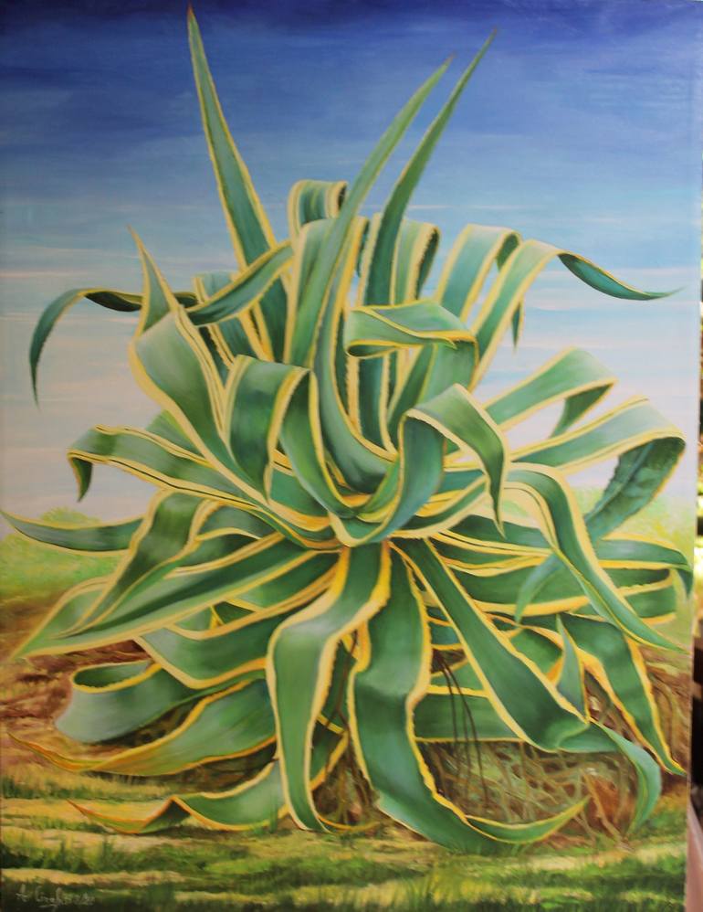 Original Realism Garden Paintings by Antonio Cirafisi