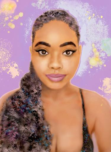 Young Black Woman #2 - Limited Edition of 10 thumb