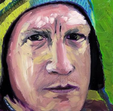 Original Expressionism Portrait Painting by Nathan Cain