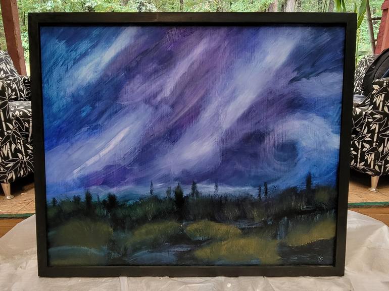 Original Impressionism Landscape Painting by Nathan Cain