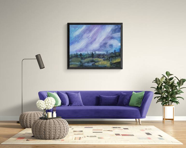 Original Impressionism Landscape Painting by Nathan Cain