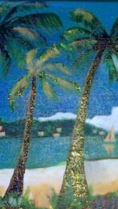 Original Impressionism Seascape Painting by Kaycian Mckenzie