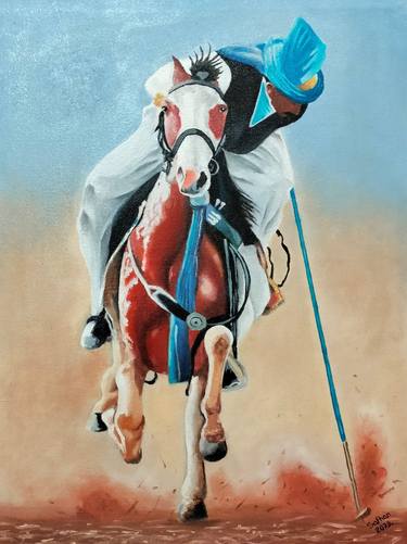 Original Sport Paintings by Safhan Ahmed