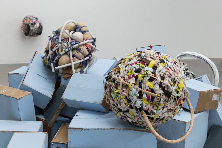 Original Abstract Children Sculpture by Kia Eriksson