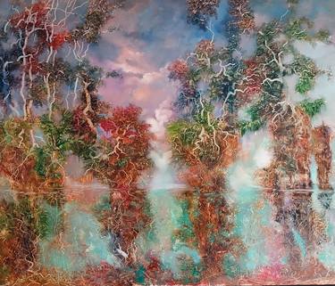 Original Expressionism Landscape Paintings by Mayra DAmore
