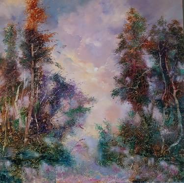 Original Classicism Landscape Paintings by Mayra DAmore