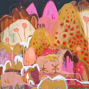 Original Abstract Landscape Paintings by Simona Vojteskova