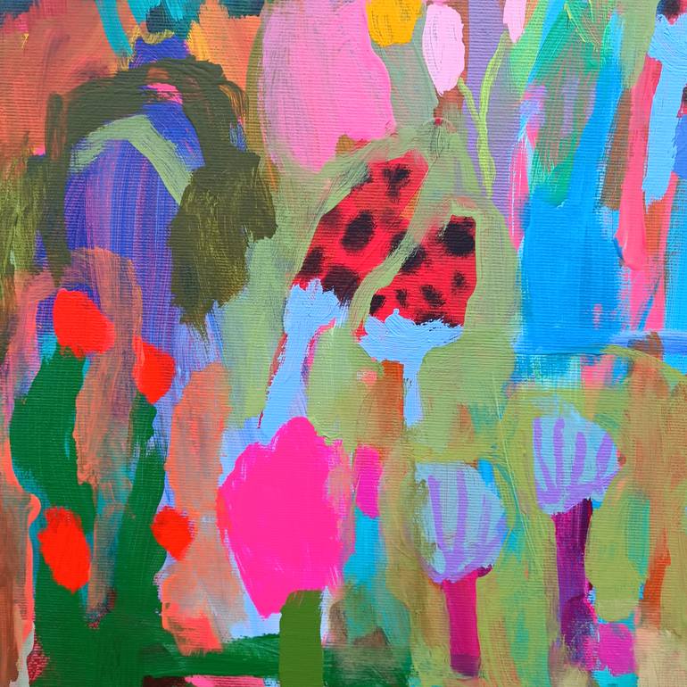 Original Abstract Landscape Painting by Simona Vojteskova