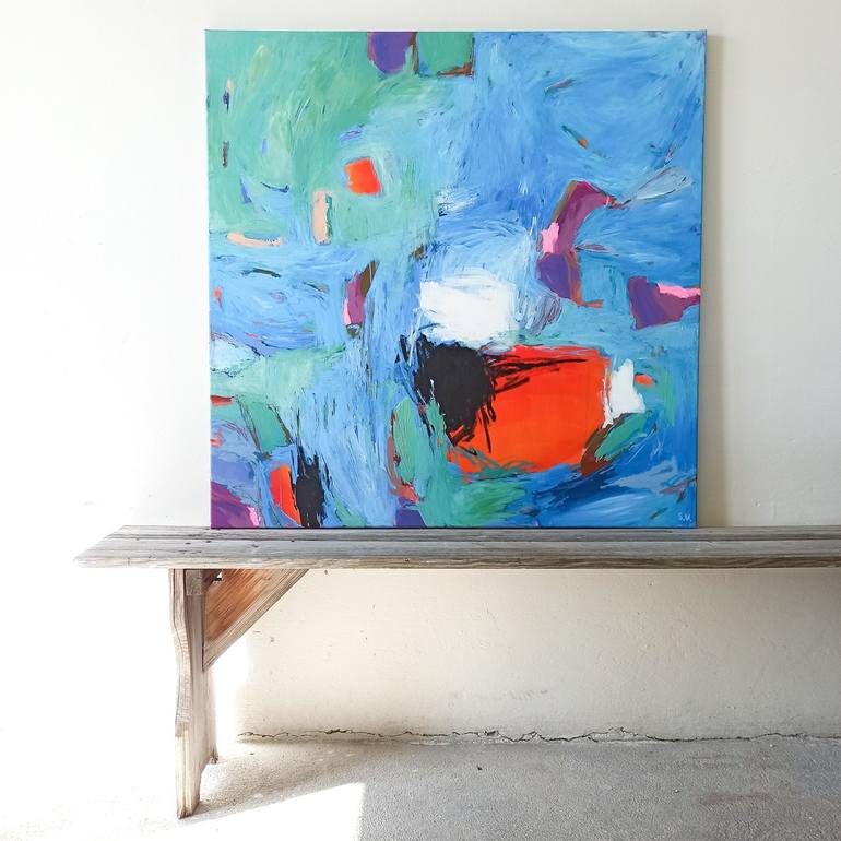 Original Abstract Painting by Simona Vojteskova