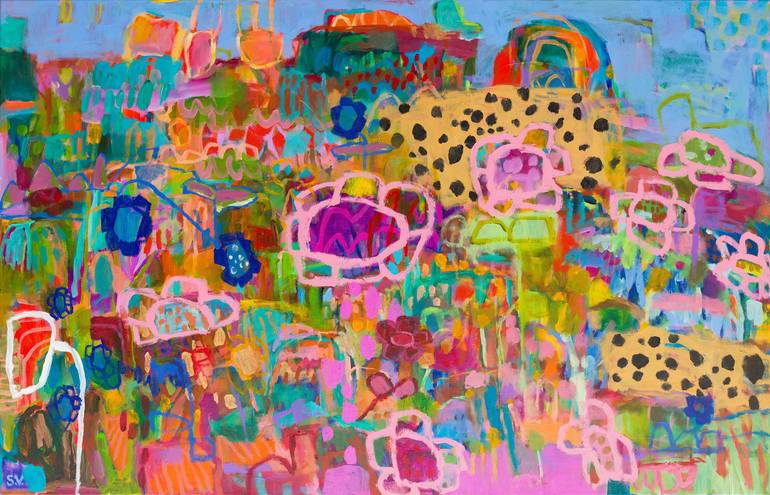 Print of Abstract Expressionism Landscape Paintings by Simona Vojteskova