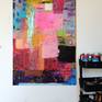 abstract multicolor contemporary artwork