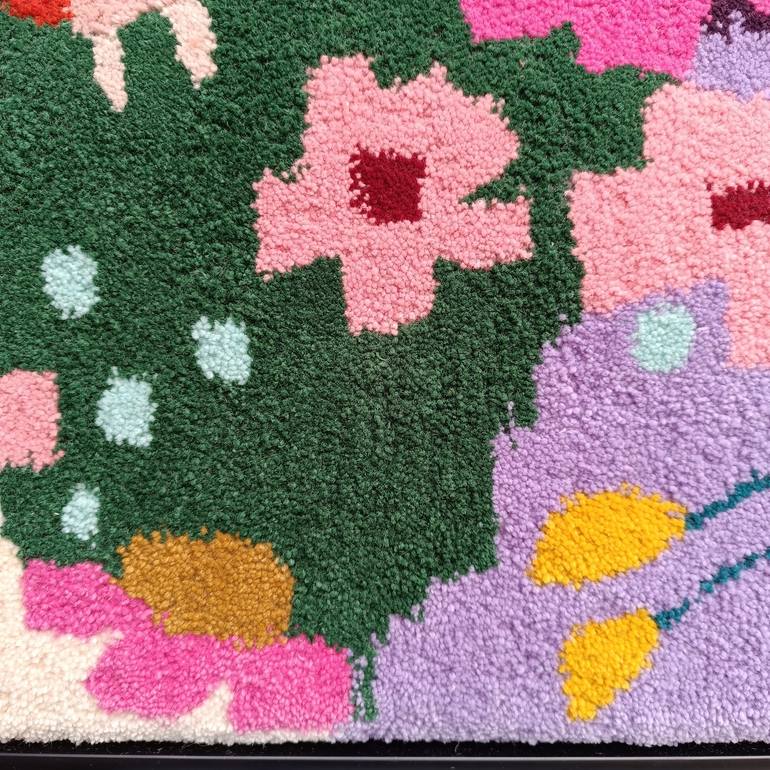 Original Contemporary Floral Mixed Media by Simona Vojteskova