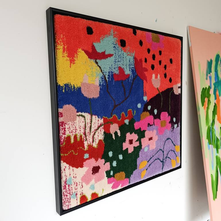 Original Contemporary Floral Mixed Media by Simona Vojteskova