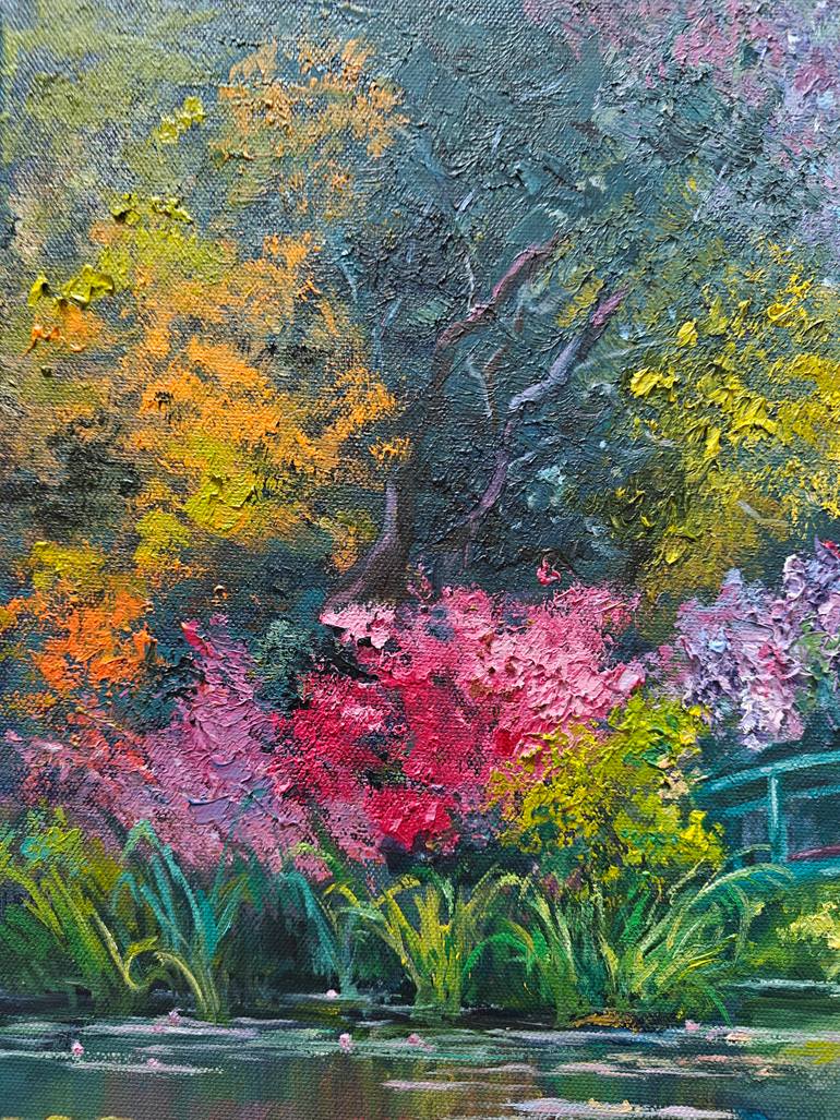 Original Expressionism Landscape Painting by Jane Lantsman