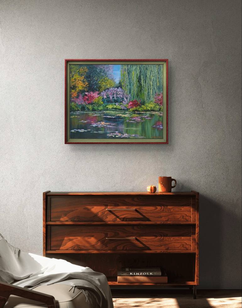 Original Expressionism Landscape Painting by Jane Lantsman