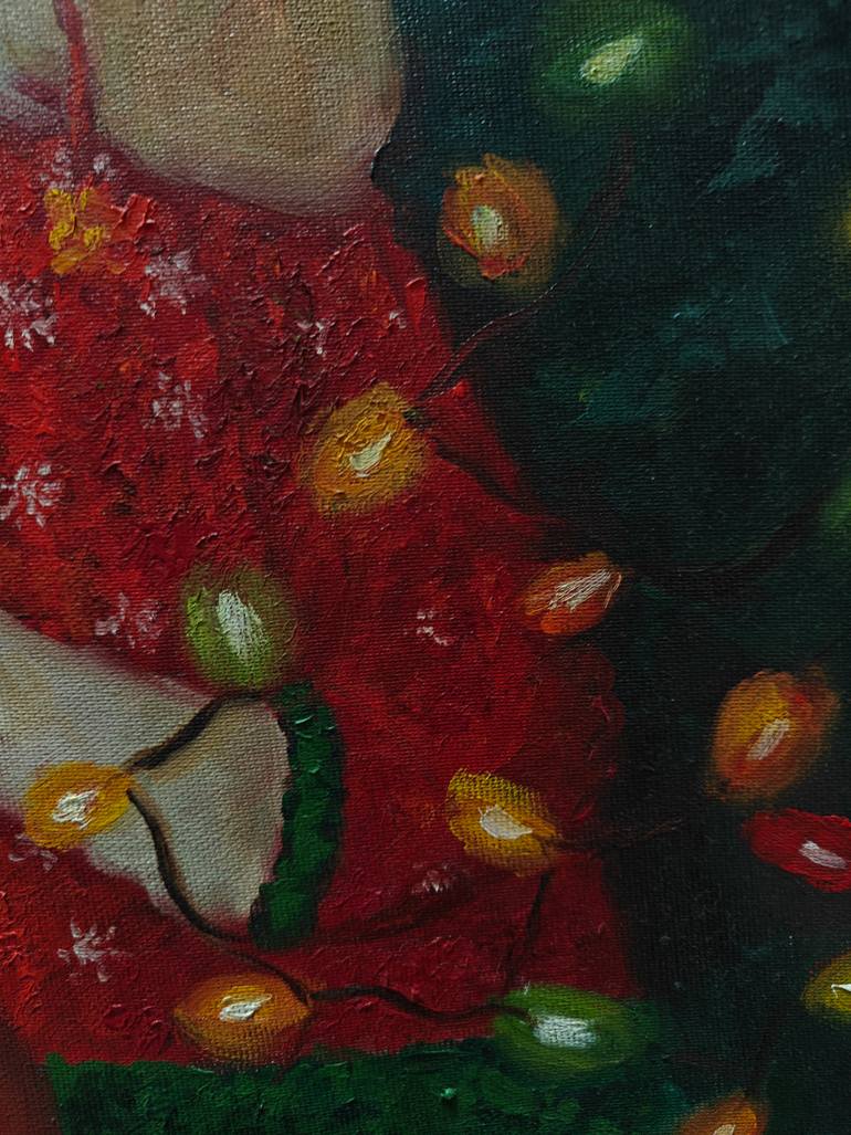 Original Figurative Dogs Painting by Jane Lantsman