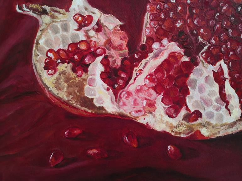 Original Food Painting by Jane Lantsman