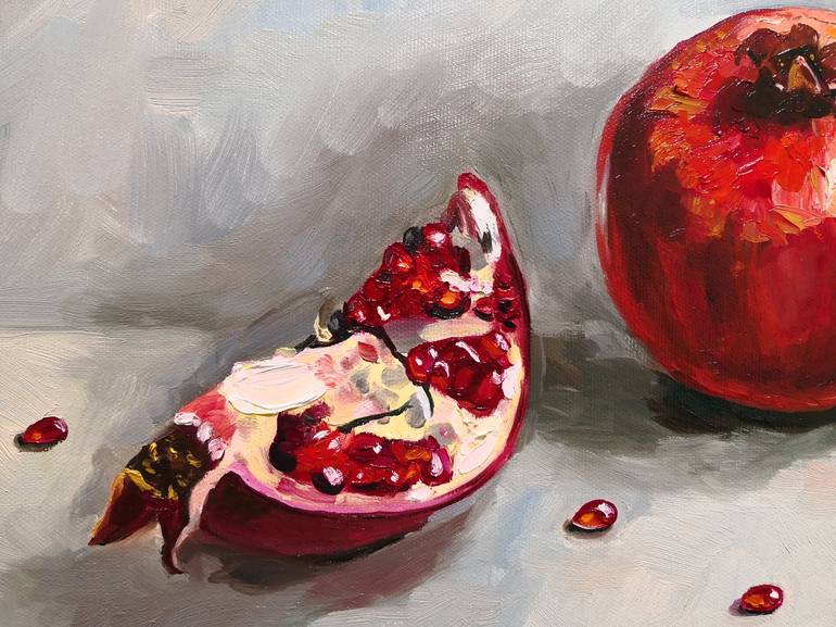 Original Expressionism Food Painting by Jane Lantsman