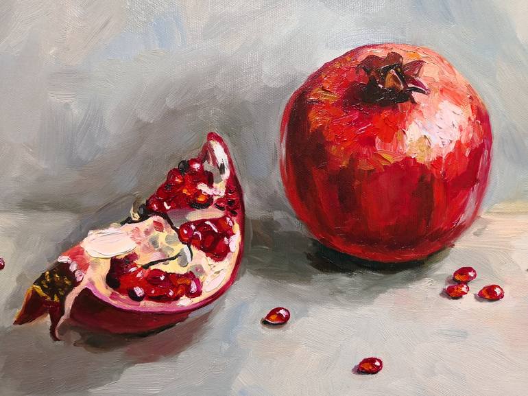 Original Expressionism Food Painting by Jane Lantsman