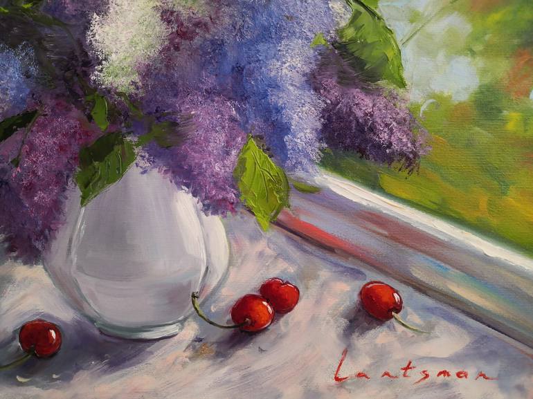 Original Still Life Painting by Jane Lantsman