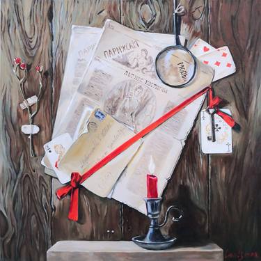 Original Still Life Paintings by Jane Lantsman