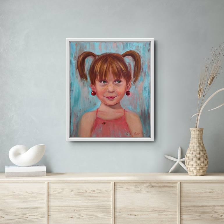 Original Portrait Painting by Jane Lantsman