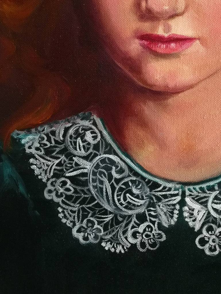 Original Realism Portrait Painting by Jane Lantsman