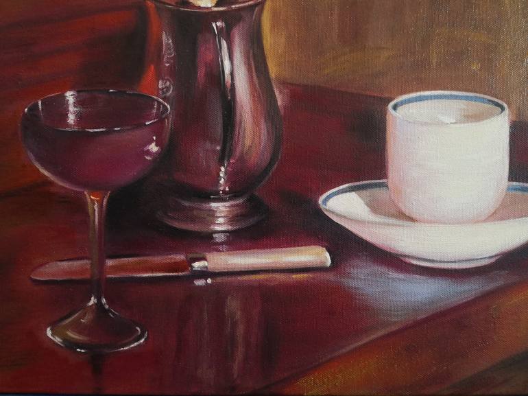 Original Fine Art Still Life Painting by Jane Lantsman