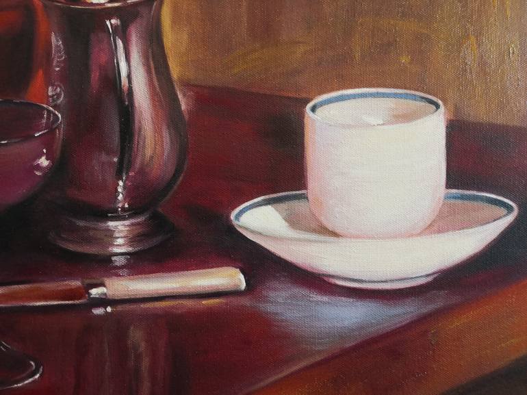 Original Fine Art Still Life Painting by Jane Lantsman