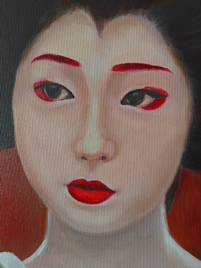 Original Figurative Women Painting by Jane Lantsman