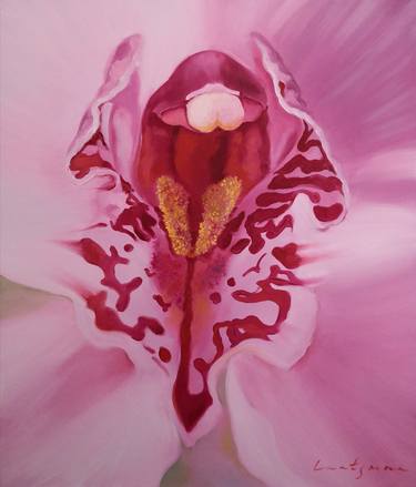 Original Expressionism Floral Paintings by Jane Lantsman