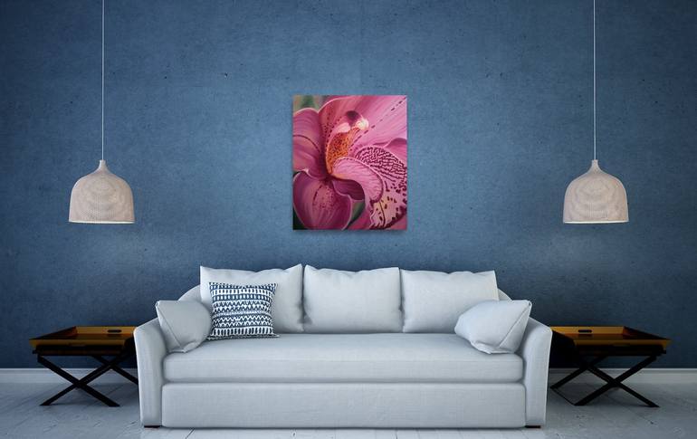 Original Realism Floral Painting by Jane Lantsman