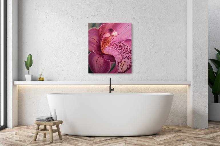 Original Realism Floral Painting by Jane Lantsman