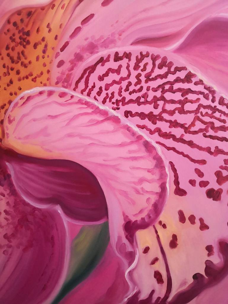 Original Realism Floral Painting by Jane Lantsman