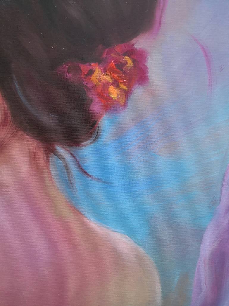 Original Figurative Nude Painting by Jane Lantsman