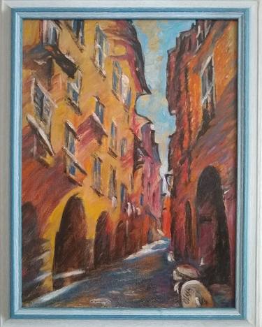 Original Expressionism Landscape Painting by Natalia Oleksiienko-Fardelli