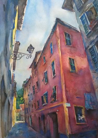 Print of Realism Architecture Paintings by Natalia Oleksiienko-Fardelli