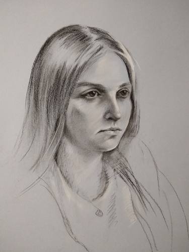 Original Portrait Drawings by Natalia Oleksiienko-Fardelli