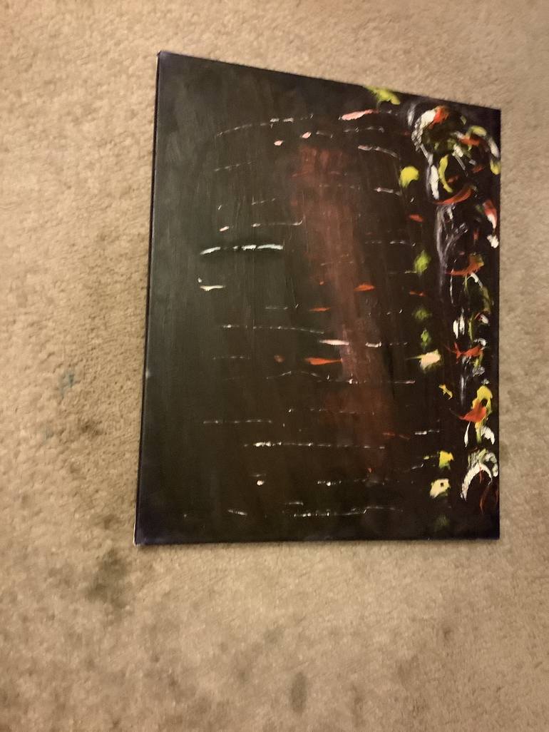 Original Modern Abstract Painting by Line Idea