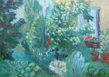 Print of Expressionism Floral Paintings by Vladimir Bogdanov