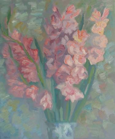 Print of Expressionism Floral Paintings by Vladimir Bogdanov