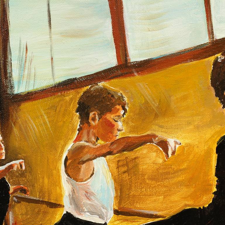 Original Expressionism People Painting by Egor Pechorin