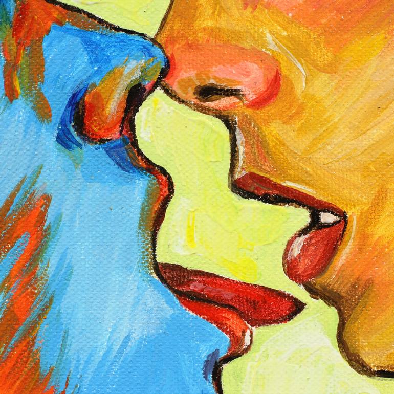 Original Figurative People Painting by Egor Pechorin